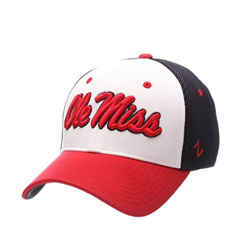 NCAA Zephyr Mississippi Old Miss Rebels Mens Kickoff Hat  X-Large  Multicolor