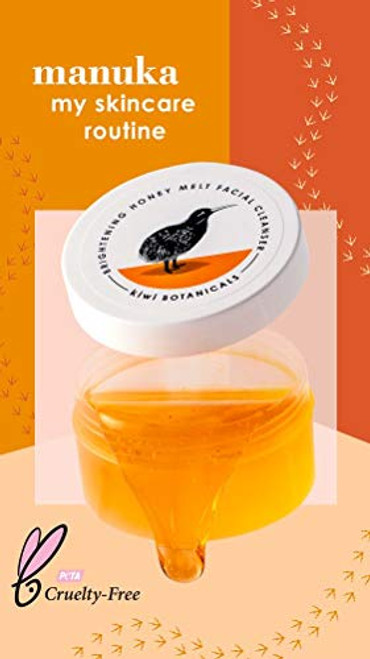 Kiwi Botanicals Brightening Honey Melt Facial Cleanser with Manuka Honey 3-1 oz Kiwi Botanicals Brightening Honey Melt Facial Cleanser with Manuka Honey 3-1 oz