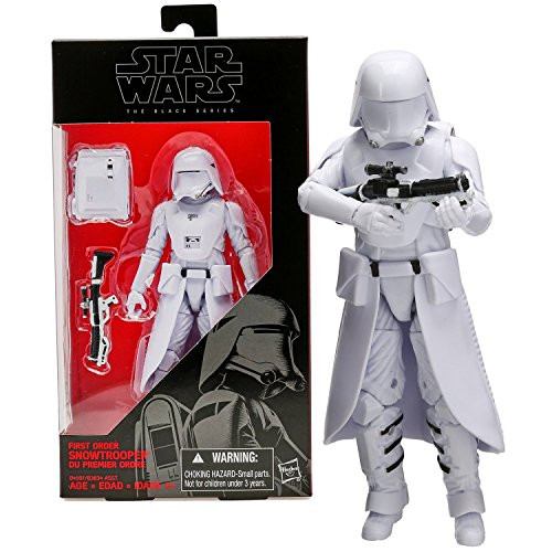Star Wars Hasbro Year 2015 The Black Series 6 Inch Tall Figure - First Order SNOWTROOPER B4597 with Blaster Rifle and Backpack
