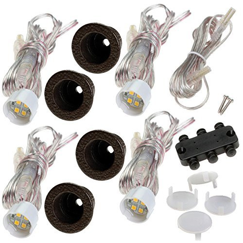 Recessed LED Down Light 4 Pack | Expansion Pack | POWER SUPPLY NOT INCLUDED