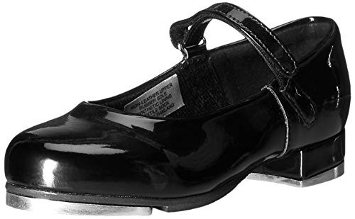 Leo Baby-Girls Rhythm TAP Dance Shoe  Black  7 Medium US Toddler