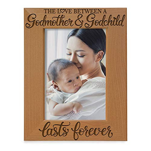 KATE POSH The Love Between a Godmother and Godchild is Forever- Baptism Gifts  Gifts from Goddaughter  from Godson on My Baptism Day- Engraved Natural