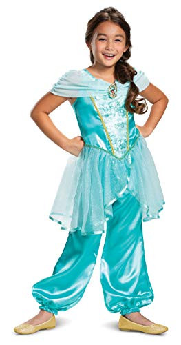 Disney Princess Jasmine Classic Girls Costume  Teal
