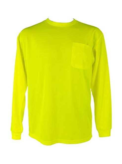 Malta Dynamics Yellow Safety Long Sleeve Shirt -3X-Large-