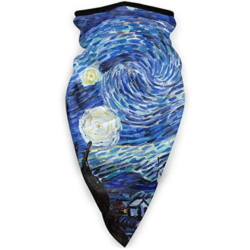 Starry Night Van Gogh Headband Face Mask Bandana Head Wrap Scarf Neck Warmer Headwear Balaclava For Sports