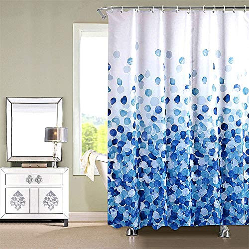 FDINF Bathroom Curtains Shower Set  Waterproof Polyester Fabric Shower Curtain for Bathroom  Washable Shower Curtain with 12 C Shaped Hooks  72x72 inc FDINF Bathroom Curtains Shower Set  Waterproof Polyester Fabric Shower Curtain for Bathroom  Washable Shower Curtain with 12 C Shaped Hooks  72x72 inc