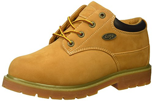 Lugz Mens Drifter Lo Steel Toe Fashion Boot  Golden Wheat-Bark-Tan-Gum  9 W US