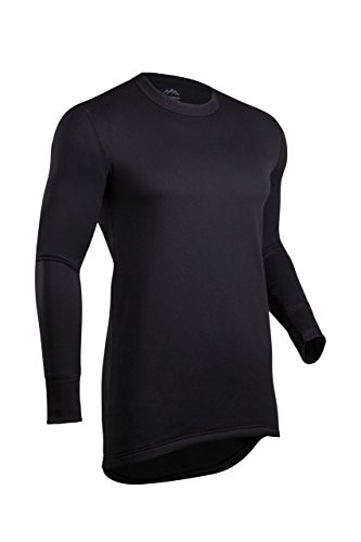 ColdPruf Mens Journey Performance Base Layer Long Sleeve Crew Neck Top  Black  Large 86ALGBK