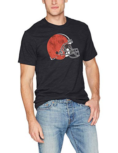 OTS NFL Cleveland Browns Mens Slub Tee  Distressed Logo  X-Large