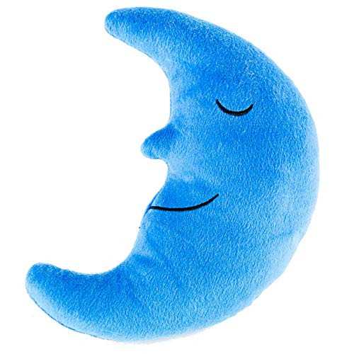 Giftable World Metropawlin Pet 9 Inch Plush Pet Toy Smiling Star  Moon  Sun with Squeaker Dog Chew Toy