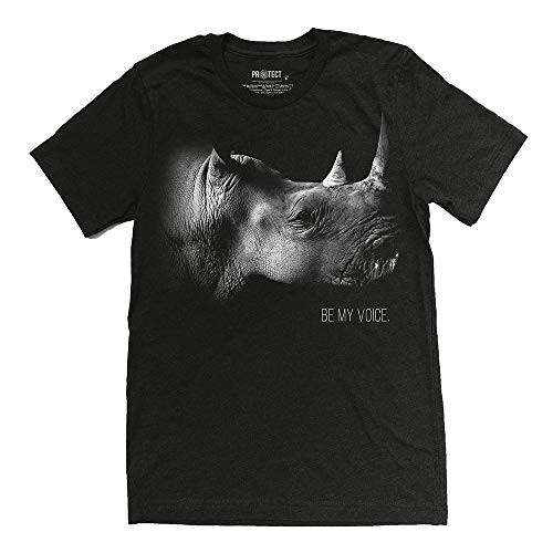 The Mountain Rhino Be My Voice Adult T-Shirt Black XL The Mountain Rhino Be My Voice Adult T-Shirt Black XL