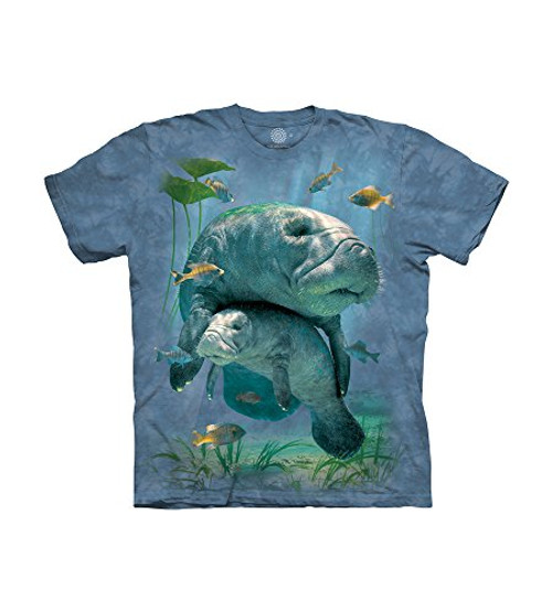 The Mountain Manatees Collage Child T-Shirt Blue Medium The Mountain Manatees Collage Child T-Shirt Blue Medium