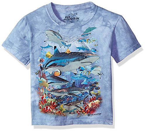 The Mountain Reef Sharks Child T-Shirt Blue XL The Mountain Reef Sharks Child T-Shirt Blue XL