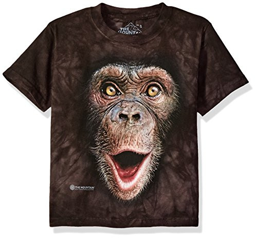 The Mountain Happy Chimp Child T-Shirt  Black  XL