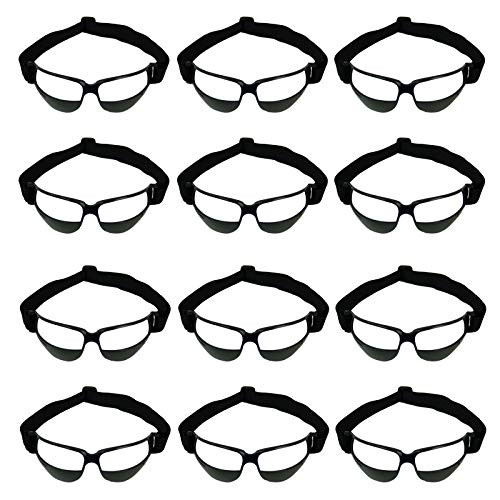 Murray Sporting Goods Basketball Dribble Goggles - Pack of 12 - Adult or Youth Glasses for Basketball Dribbling Training
