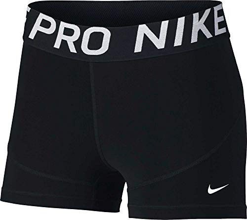 Nike Womens Pro 3 Training Shorts -X-Large  Black White-