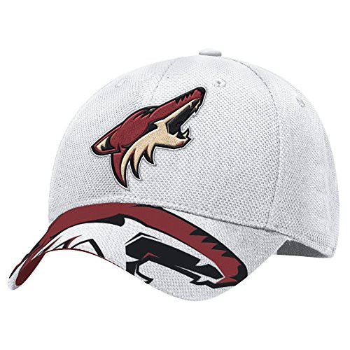 NHL Arizona Coyotes Mens Draft Take Down Cap  Small-Medium  White