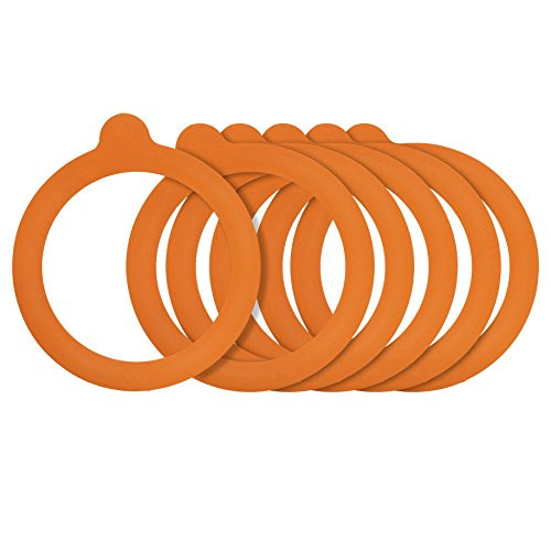 Kilner Replacement Rubber Seals for 4-Fl Oz Jars  Pack of 6  x 3-1-4