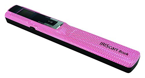 IRIScan Book 3 Color Document Image Handheld Portable Mobile Color Scanner - Pink