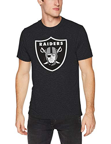 OTS NFL Oakland Raiders Mens Match Triblend Tee  Logo  Large