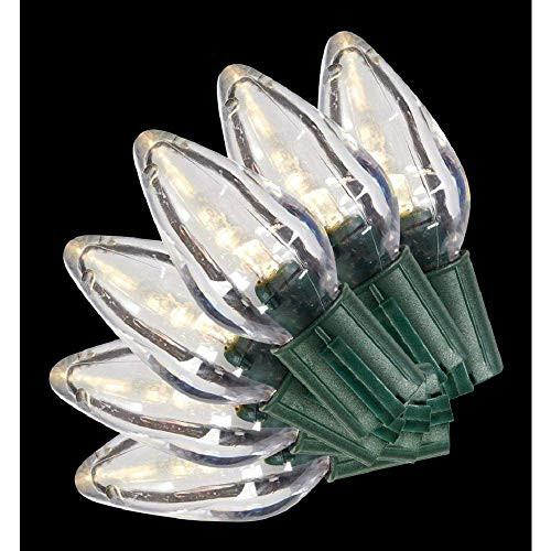 Home Accents Holiday 25 ft- 25-Light LED Warm White C9 Super Bright String Light TY417-1915WW Home Accents Holiday 25 ft- 25-Light LED Warm White C9 Super Bright String Light TY417-1915WW