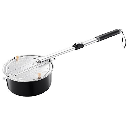 6252 Great Northern Popcorn Pit Popper Campfire Firepit Popcorn Popper - Theater Popcorn Outdoors