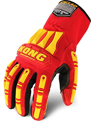 Ironclad KONG KRC5-04-L Rigger Grip Cut 5 Oil and Gas Safety Impact Gloves  Large