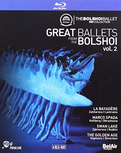 Great Ballets from the Bolshoi  Vol- 2 - La Bayadere  Marco Spada  Swan Lake  The Golden Age -Blu-ray-