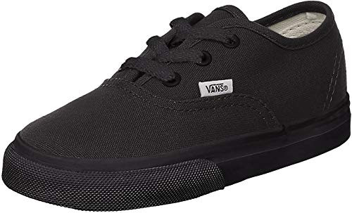 Vans Kids Authentic Black-Black Skate Shoe 13 US Kids