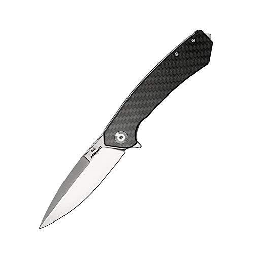 Skimen Knife - Pocket Folding Knife GANZO Firebird Adimanti Carbon Fiber handle D2 Steel