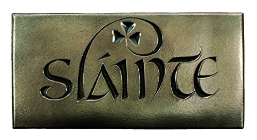 Slainte Irish Blessing Good Health Bronzed Plaque - Made in Ireland Slainte Irish Blessing Good Health Bronzed Plaque - Made in Ireland
