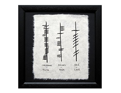 Biddy Murphy Faith, Hope & Love Wall Art Ogham Blessing Made in Ireland Biddy Murphy Faith, Hope & Love Wall Art Ogham Blessing Made in Ireland