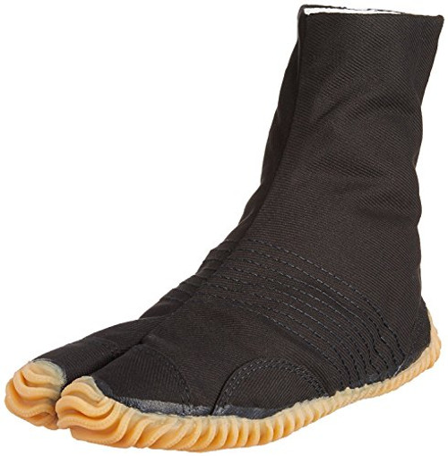 Marugo Tabi Boots Ninja Shoes Jikatabi -Outdoor tabi- MATSURI Jog 6 Size 28-0 cm -US Size 10-  Color Black