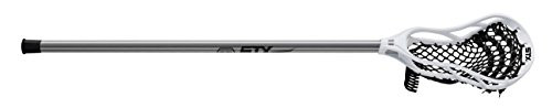 STX Lacrosse Stallion 50 Youth Lacrosse Complete Stick  Platinum-White