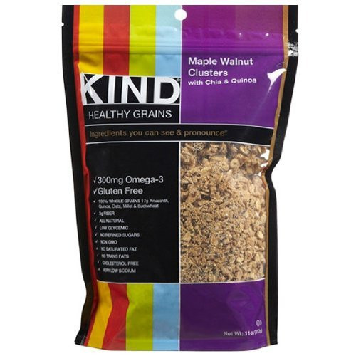 Kind Maple Quinoa Cluster w-Chia 3x11oz