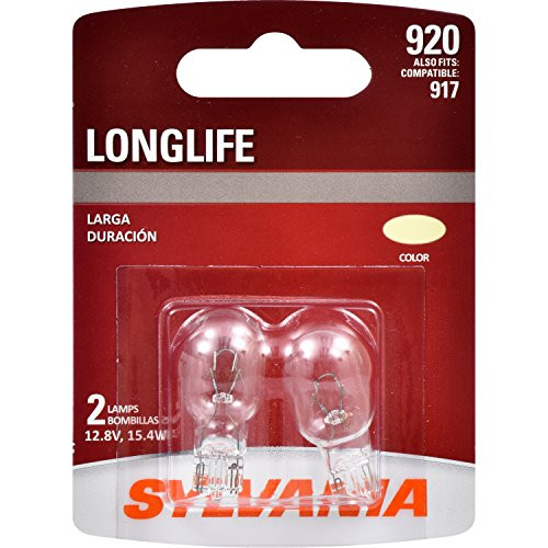SYLVANIA 920 Long Life Miniature Bulb  -Contains 2 Bulbs-