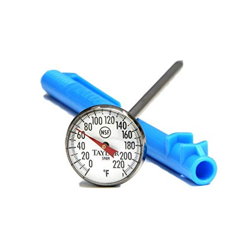 Taylor 5989N 1 Dial Classic Instant Read Thermometer -6  Silver-