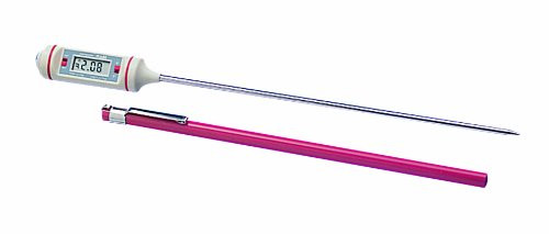Thomas Traceable Long Stem Digital Thermometer  with 3-8 High LCD Display  8 Stem  - or - 1 degree accuracy  -58 to 302 degree F  -50 to 150 degree