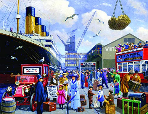 The Titanic 1000 pc Oversized Pieces Jigsaw Puzzle by SUNSOUT INC The Titanic 1000 pc Oversized Pieces Jigsaw Puzzle by SUNSOUT INC