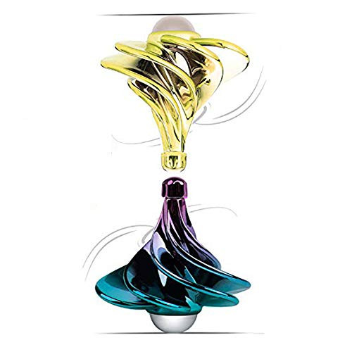 Spinning Top Wind Gyro  - The Original Tornado Tops  Wind Gyro Based Spinning Tops for Kids and Adults  Wind Blow Turn Gyro Stress Relief Toy for Kids