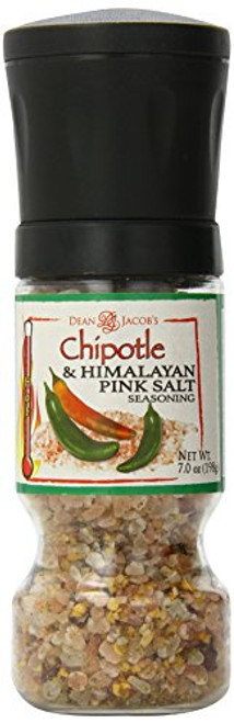 Dean Jacobs Gripper Grinder Chipotle and Himalayan Pink Salt Seasoning 7-0 Ounce Dean Jacobs Gripper Grinder Chipotle and Himalayan Pink Salt Seasoning 7-0 Ounce