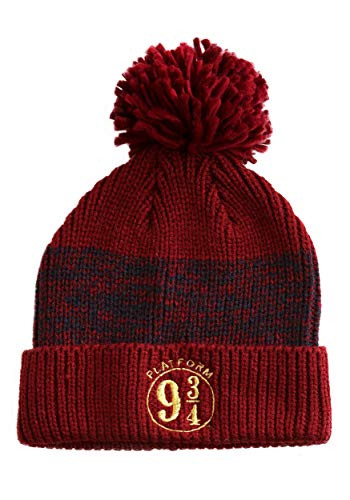 Bioworld Harry Potter-Beanie 9 3-4 Pom Maroon