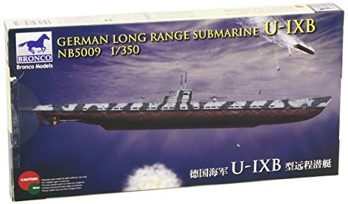 Bronco Models 1-350 German Long Range Submarine Type U-IXB