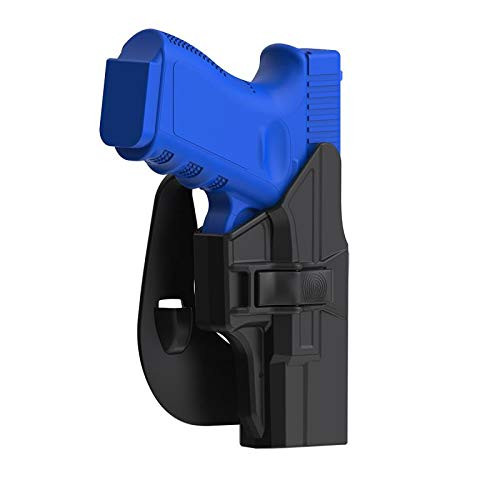 TYWPUID Holster Fits Glock 19 19X 23 32 45 -Gen 1-5- Outside Waistband Belt Paddle Holster with Adjustable Cant Fast Draw Index Finger Release OWB P TYWPUID Holster Fits Glock 19 19X 23 32 45 -Gen 1-5- Outside Waistband Belt Paddle Holster with Adjustable Cant Fast Draw Index Finger Release OWB P