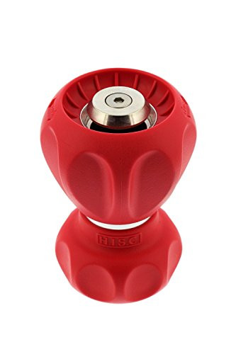 Ultimate Firemans Bright  Fun Colored  5 Spray Pattern Outdoor Hose Nozzle - from Powerful Water Jet for Heavy Duty Cleaning to Soft Sprayer for Wate