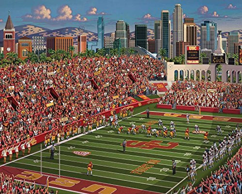Dowdle Folk Art USC Trojans Puzzle 100 Pieces Dowdle Folk Art USC Trojans Puzzle 100 Pieces