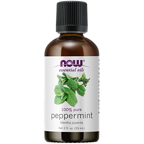 NOW Essential Oils  Peppermint Oil  Invigorating Aromatherapy Scent  Steam Distilled  100 Pure  Vegan  Child Resistant Cap  2-Ounce