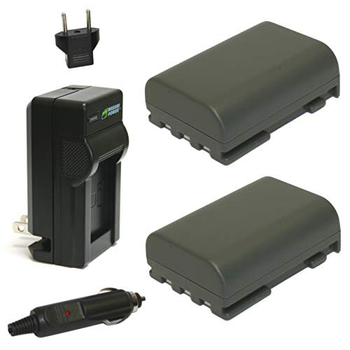 Wasabi Power Battery -2-Pack- and Charger for Canon NB-2L NB-2LH BP-2L5 BP-2LH and Canon DC301 DC310 DC320 DC330 DC410 DC420 Elura 40 50 60 Wasabi Power Battery -2-Pack- and Charger for Canon NB-2L NB-2LH BP-2L5 BP-2LH and Canon DC301 DC310 DC320 DC330 DC410 DC420 Elura 40 50 60