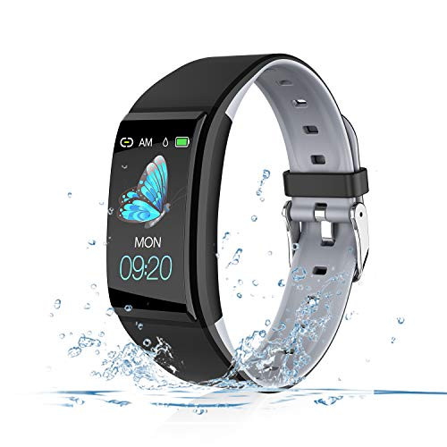 UWINMO Smart Watch  Fitness Tracker with Heart Rate and Blood Pressure and Sleep Monitor for Android and iOS  Waterproof Activity Tracker with USB Charging