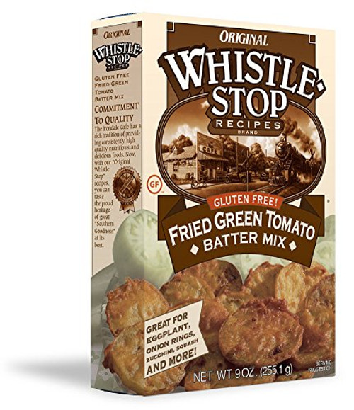 Original WhistleStop Cafe Recipes - Gluten-Free Fried Green Tomato Batter Mix - 9-oz - 1 Box Original WhistleStop Cafe Recipes - Gluten-Free Fried Green Tomato Batter Mix - 9-oz - 1 Box